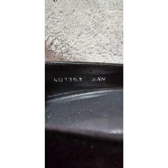 NEW Circa Joan & David Sz 8 Black Suede Leather Kitten Heel Pumps Tassels WITCH - Picture 4 of 6